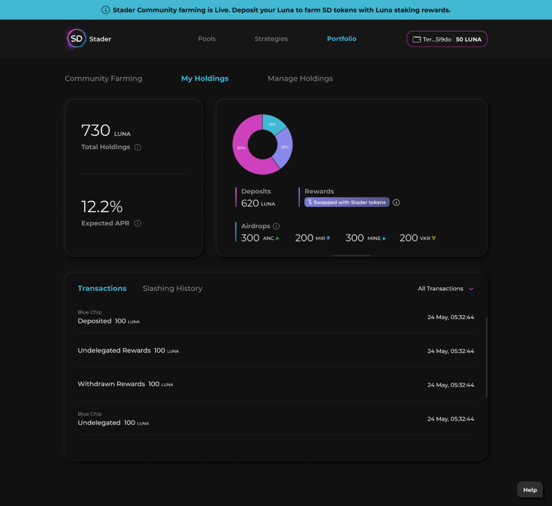 Teasing the New Stader UI